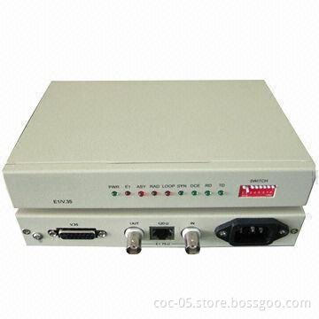 E1 to V.35 Interface Converter, Protocol Converter 4E1, 8e1, 16E1 to Ethernet